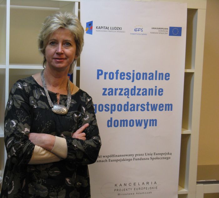 Organizatorem szkoleń jest wrocławska Kancelaria Projekty Europejskie Mirosławy Adamczak (na zdjęciu).